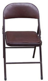 罗门全钢板底座加固折叠椅会议椅舒适软皮办公椅电脑椅职员椅耐用