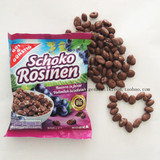 4袋包邮德国原装进口Schoko Rosinen蓝莓葡萄干夹心巧克力豆200g