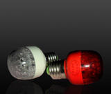 LED节能灯电灯泡E27螺口/B22插口红色红光小夜灯楼梯走廊过道省电