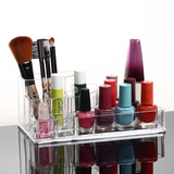 亚加丽加 小号桌面化妆品收纳盒 水晶透明塑料盒化妆盒 两款可选