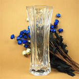 插花瓶百卉 高六角玻璃花瓶 富贵竹 马蹄莲 郁金香 水培玻璃花瓶