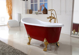 新品限时特价直销亚克力古典浴缸贵妃式独立浴缸裙边浴缸欧式浴缸
