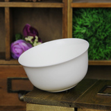 正品唐山骨瓷4.5英寸米饭碗汤碗白色陶瓷小碗金钟碗餐具定制特价