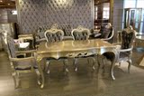 特价欧式餐桌 实木餐桌子雕花餐厅家具宜家 新古典餐桌椅组合套装