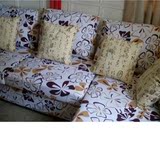 上海专业定做沙发套沙发垫 紧包 坐垫 布艺 田园风格窗帘椅套上门