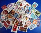 淘宝特卖美国信销邮票100枚不同 批发不重复外国保真集邮品含早期