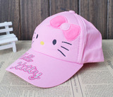 可爱hello kitty 凯蒂猫时尚卡通太阳帽 kt鸭舌帽 三色可选 热销
