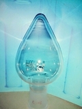 玻璃仪器 梨形烧瓶（鸡心瓶）100ml/24*可加工定制定做