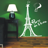 城市印象4 手绘埃菲尔铁塔巴黎 咖啡厅蛋糕店酒吧西餐厅橱窗墙贴