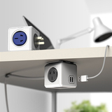 荷兰PowerCube模方魔方插座创意接线板无线排插 usb立式电源包邮