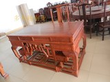 越南草花梨木办公桌 缅甸草花梨木 大班桌 老板台 1.6米 现货