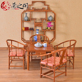 兰之阁 红木小餐桌 非洲花梨正方形餐桌椅组合 实木家具LG-C15