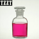 优质/玻璃细口瓶 60ml 透明/玻璃瓶密封磨砂 化学试剂瓶 白小口