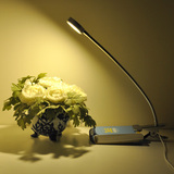简易夹灯LED黄光台灯LED夹子灯学习护眼小台灯 调亮度调色USB5W