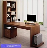 包邮家具双人电脑桌台式家用 书桌书柜子书架组合特价 办公桌简约