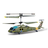 司马航模S102G 黑鹰直升机 3通道电动遥控飞机 航空军事模型玩具