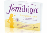 德国直邮~孕妇叶酸femibion1段800孕前期备孕阶段~多种微量元素