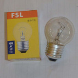 佛山照明 FSL 螺口普通E27/E14白炽灯灯泡球形透明 15 25 40W磨砂