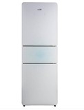 FRESTECH/新飞 BCD-242EMGA/白色钢化玻璃三门冰箱 全国联保