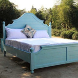 高箱实木床储物 双人床1.5 1.8米 白色现代欧式简约家具单人床