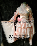 cosplay服装 厚缎和服式LOLITA洛丽塔洋装/女仆装 COS服女装