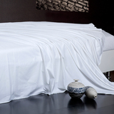 松树林 酒店宾馆加密床单被单纯棉单件棉布床单纯色1.82.0m双人床