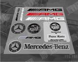 梅赛德斯AMG奔驰Benz装饰车标贴纸车身贴标志贴花个性改装车贴