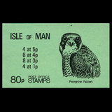马恩岛1980年小本票-鹰(B12)(斯科特价美元5)(XC347)