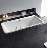 精品 简易 长方形 浴池 嵌入式 亚克力 双人 浴缸 1.5 1.7米