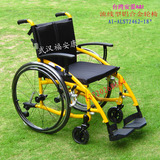 安泰安爱流线型后轮快拆轮椅高端铝合金座位高度可调运动休闲轮椅