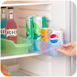 居家家 厨房冰箱透明零食收纳盒 橱柜长方形塑料盒餐具收纳小盒子