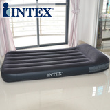 INTEX豪华植绒单人加大充气床垫 内置枕头加厚气垫床66767帐篷床