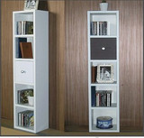 定制书柜自由组合简易书架置物架实木质收纳柜小柜子带门简约现代