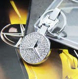 汽车钥匙扣 奔驰奥迪宝马保时捷大众本田丰田高档带钻车标钥匙链