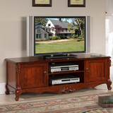 欧式实木电视柜组合 1.5米 美式客厅卧室电视机柜 现代地柜矮柜