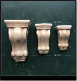东阳木雕 实木欧式橱柜柱头护墙板罗马柱头雕花 简欧装饰