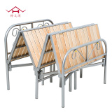 单人折叠床 双人 实木折叠床 木板床 1.2折叠床 1米 简易免安装