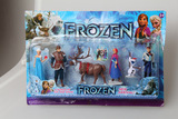 迪斯尼冰雪奇缘摆件6个套装公仔玩偶Frozen娃娃 送小孩生日礼物