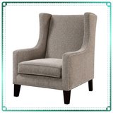 北欧宜家风格老虎椅 经典设计椅 布艺沙发餐椅 实木欧式餐椅包邮