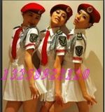 2013新款秒杀 军旅舞蹈演出服/舞台服装/白色女装/成人文艺表演服