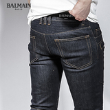 Balmain/巴尔曼 正品代购  经典 机车牛仔裤 S4HT551B658