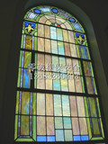 高档玄关隔断屏风窗吊顶柜门芯欧式教堂彩色蒂凡尼钢化艺术玻璃
