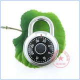 全新金属大号保险柜型密码锁 转盘超级密码锁 创意密码挂锁门锁