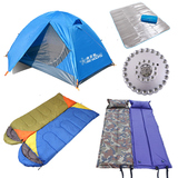 帐篷户外 2人套装双人双层野外防雨单人四季露营旅游帐篷装备