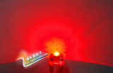 8MM草帽红光0.25W红色LEDF8草帽红灯LED灯珠超高亮散光大中功率