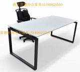 新款时尚钢木简约老板桌，主管桌，大班台，办公桌，会议桌南京