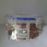 南峰圆形保鲜盒精巧微波炉冷藏专用保鲜盒塑料白色透明食品保鲜盒