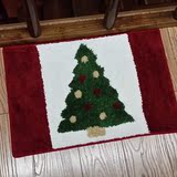 特供圣诞树外贸原单地垫地毯装饰手工客厅卧室书房LS13-47 50X80