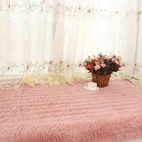 欧式毛绒纯色飘窗垫订做加厚简约现代窗台垫防滑榻榻米垫阳台垫子