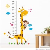 环保创意3d立体可移除儿童可爱身高墙贴画客厅宝宝成人卡通亚克力